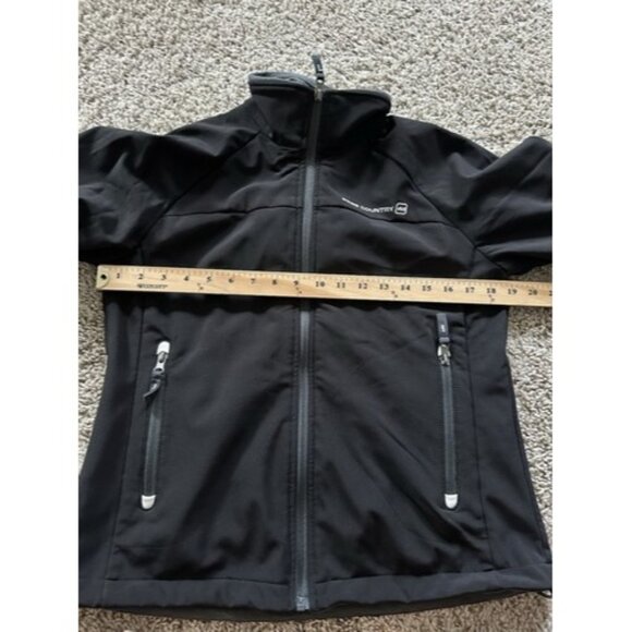 Free Country Womens Black Full Zip Jack Fleece Lining Hidden Pocket Size Small - Picture 10 of 14